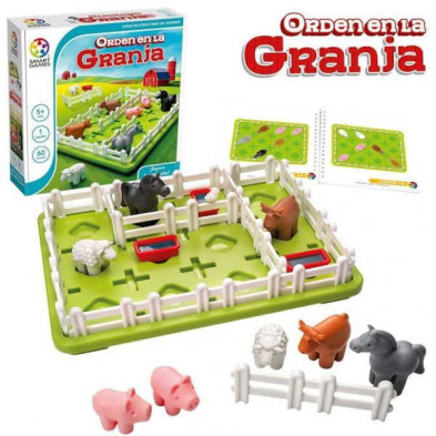 imagen 2 de juego de mesa orden en la granja smart games