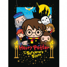 CUADRO LONA HARRY POTTER PIEDRA FILOSOFAL 30X40CM