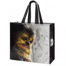 BOLSA RAFIA STAR WARS CHEWBACCA 45X40X22CM