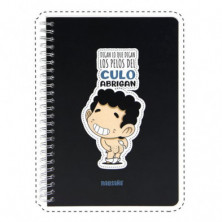 Imagen cuaderno a5 tapa dura culo malasaña