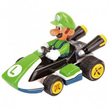 COCHE RETRO FRICCIÓN LUIGI 1:43 MARIO KART