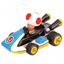 Imagen coche retro fricción toad 1:43 mario kart