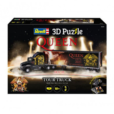 imagen 1 de puzzle 3d camión queen 50th aniversario 128pcs