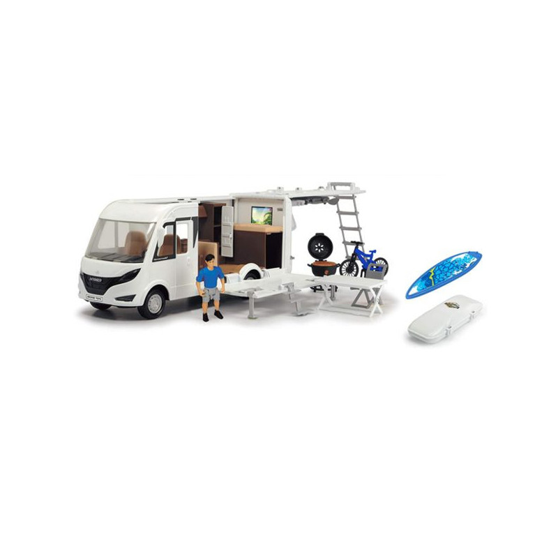 Imagen caravana de camping hymer con accesorios 30cm