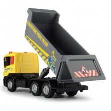 imagen 1 de camión construcción scania 17cm amarillo