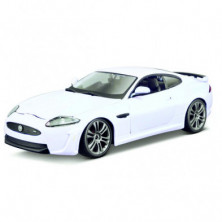 Imagen jaguar star xkr-s blanco bburago