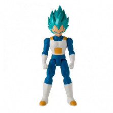 FIGURA DE VEGETA SUPER SAIYAN DIOS DE DRAGON BALL DE LA GAMA LIMIT BREAKER SERIES DE BANDAI