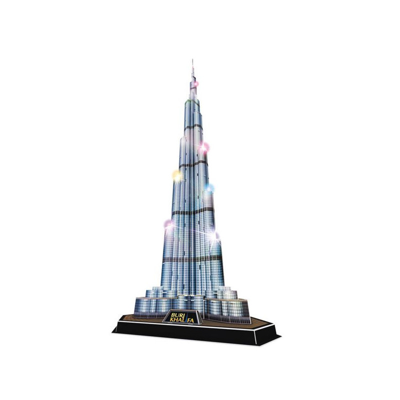 Imagen puzzle 3d led burj khalifa