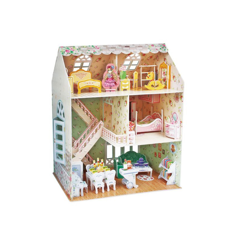 Imagen puzzle 3d casa de muñecas
