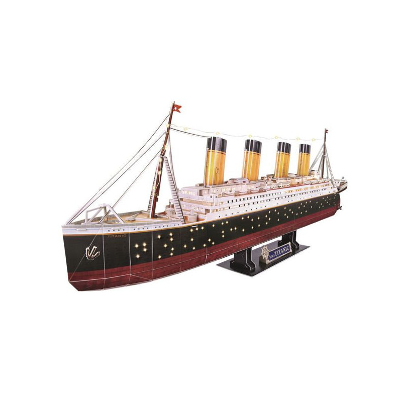 Imagen puzzle 3d led titanic