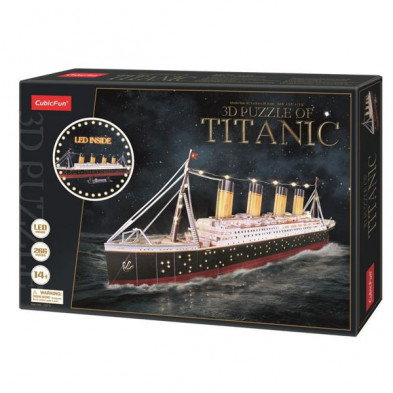 imagen 1 de puzzle 3d led titanic
