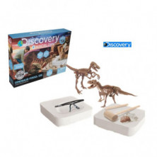 imagen 1 de kit de excavación con 2 dinosaurios: t-rex y veloc