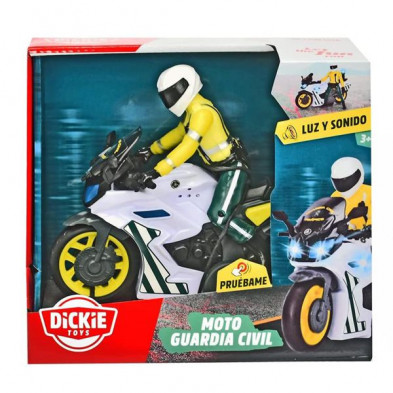 imagen 1 de moto guardia civil de juguete 17cm con luz y sonid