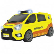 imagen 1 de ambulancia de juguete 28cm con luz y sonido
