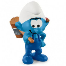 Figura Pitufo Enmascarado Con Capa Schleich