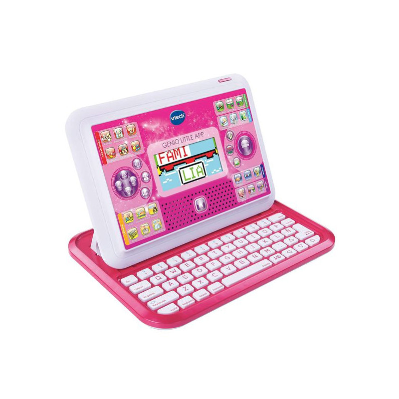 Imagen ordenador educativo genio little app rosa vtech