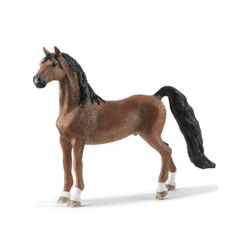 Imagen caballo capón saddlebred schleich 17.4x3.7x10.9cm