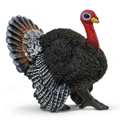 Imagen pavo schleich 5.6x5x5.9cm