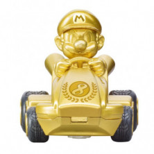 imagen 1 de coche mini radio control mario kart - mario gold
