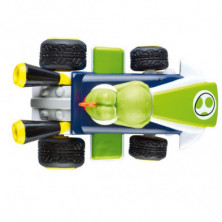 imagen 3 de coche mini radio control mario kart - yoshi