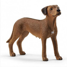 PERRO CRESTADO RODESIANO SCHLEICH 6.5X2X5.1CM