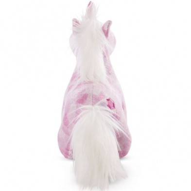 imagen 2 de peluche nici unicornio rosa y blanco 22cm