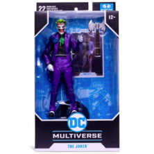 imagen 2 de joker - death of family dc multiverse 17cm mcfarl