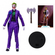 imagen 3 de joker - death of family dc multiverse 17cm mcfarl