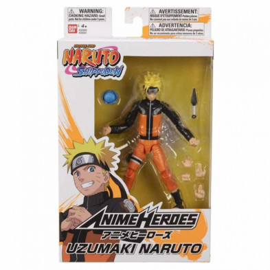 imagen 2 de figura naruto - anime heroes 17cm