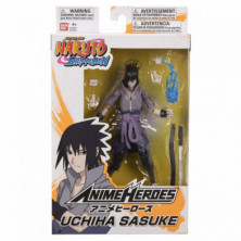 imagen 2 de figura sasuke - anime heroes 17cm
