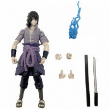 imagen 3 de figura sasuke - anime heroes 17cm