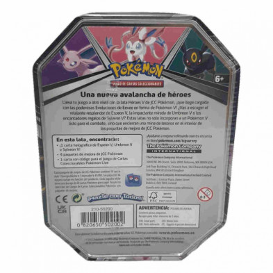 imagen 1 de pokemon  lata cartas coleccionables modelo 1