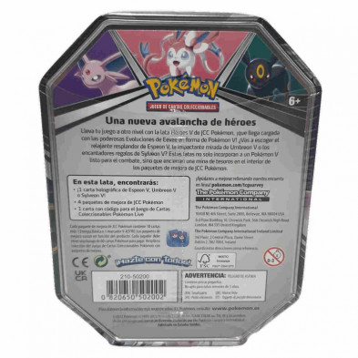 imagen 1 de pokemon  lata cartas coleccionables modelo 2