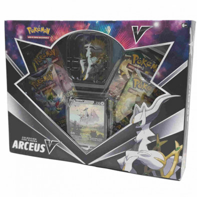 imagen 2 de pokemon  colección con figura arceus v