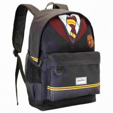 imagen 2 de harry potter negro mochila eco 2.0 harry potter