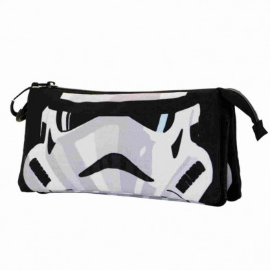 Imagen star wars gris estuche portatodo triple eco star