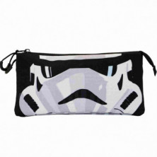 imagen 1 de star wars gris estuche portatodo triple eco star