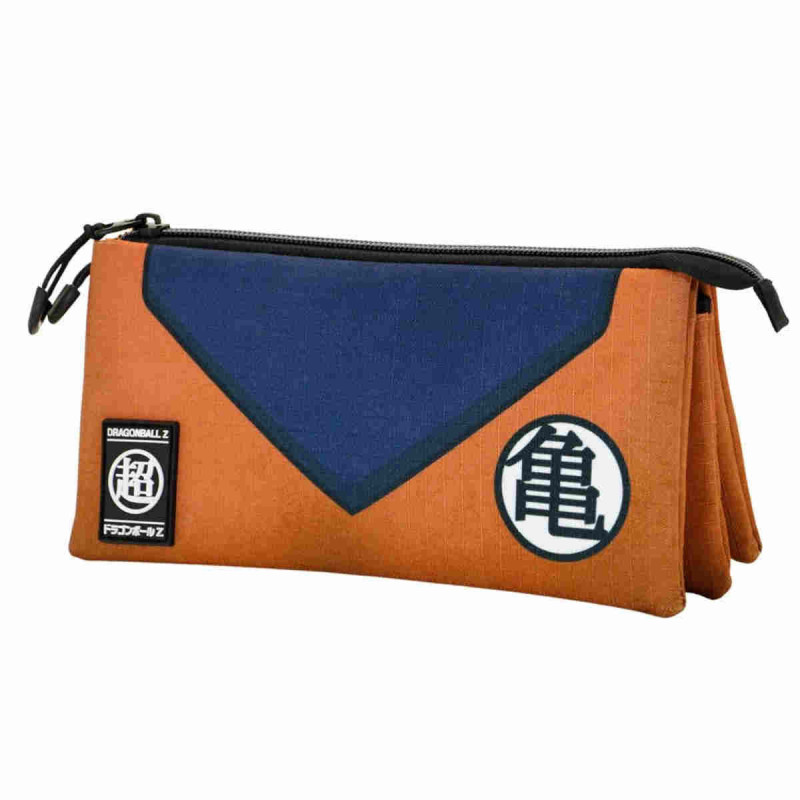 Imagen dragon ball naranja estuche portatodo triple eco