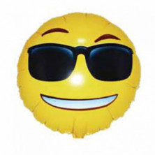 Imagen globo poliamida smile gafas 45x51cm