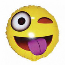 Imagen globo poliamida smile lengua 45x51cm
