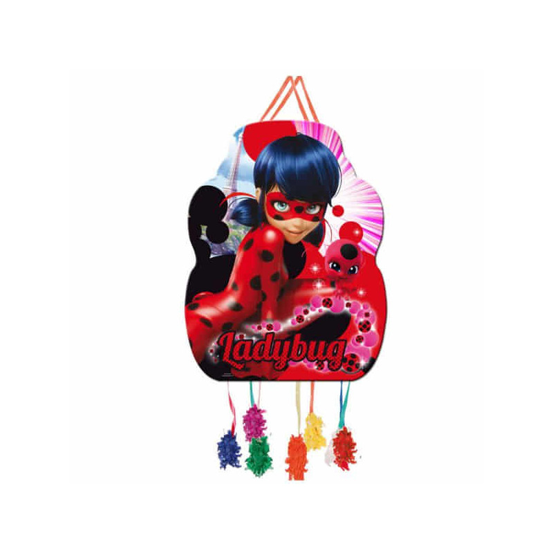 Imagen piñata perfil ladybug 33x46cm