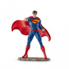 FIGURA DE SUPERMAN PELEANDO 14X18X8CM