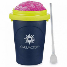 VASO GRANIZADO AZUL CHILLFACTOR - REUTILIZABLE