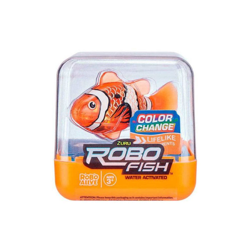 Imagen pez robótico robofish naranja