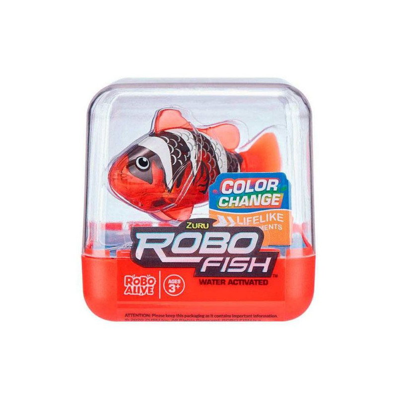 Imagen pez robótico robofish rojo
