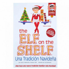 imagen 2 de muñeco elfo niña y cuento - the elf on the shelf