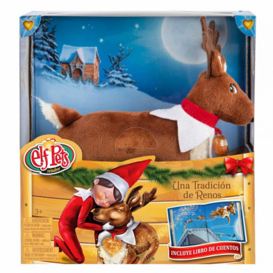 imagen 3 de peluche reno y cuento - the elf on the shelf