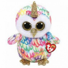 Imagen b.boo búho unicornio - enchanted owl horn 15cm ty