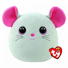 PELUCHE SQUISH CATNIP MOUSE TY 25CM