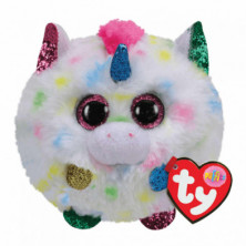 Imagen peluche puffies harmonie unicornio ty 10cm